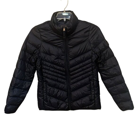 Abercrombie & Fitch Down Insulated Packable Puffer Winter‎ Jacket Navy Small - Picture 1 of 10